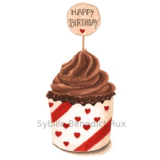 Ein Cupcake zum Geburtstag